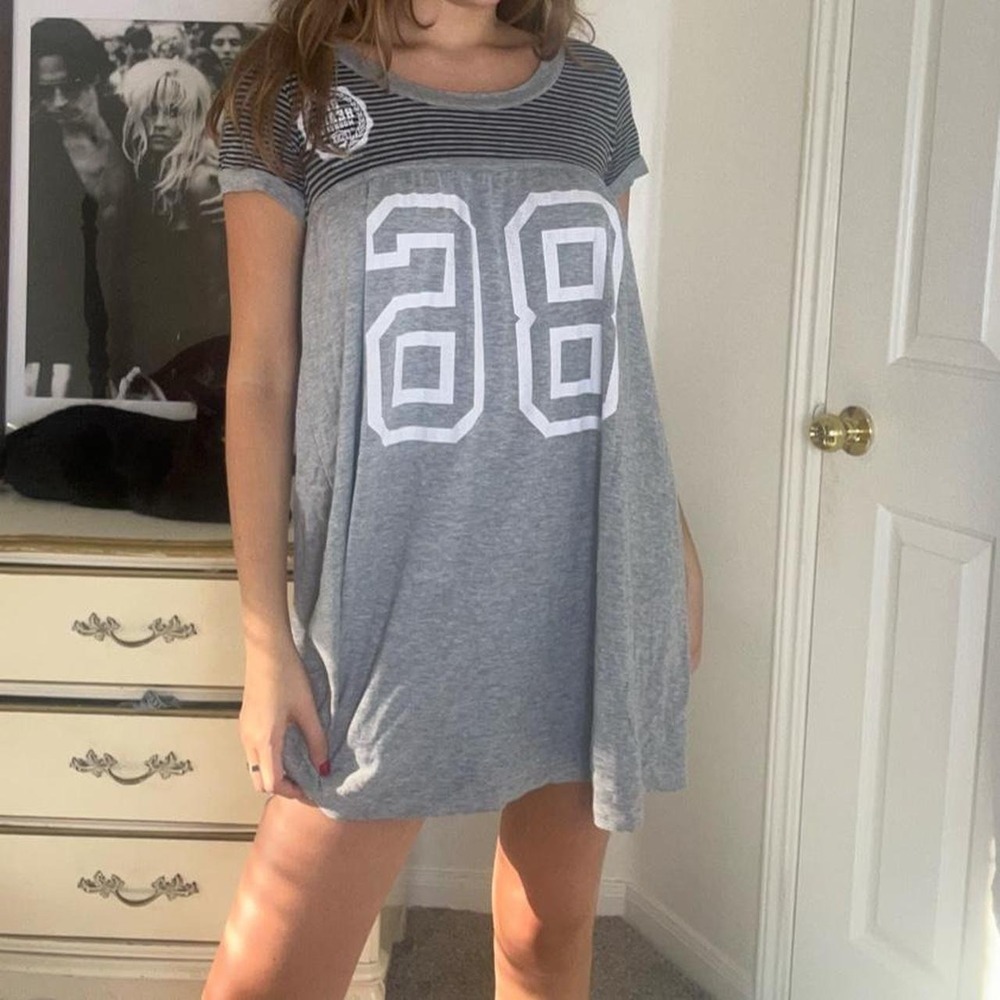 00s grey Victoria's Secret babydoll casual dress